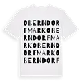Oberndorfmark ordlek t-shirt