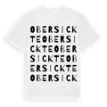 Obersickte ordlek t-shirt