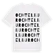 Ochtelbur ordlek t-shirt