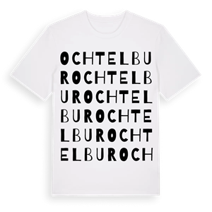 Ochtelbur ordlek t-shirt – ekologisk bomull t-shirt från Pinshirt