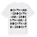 Ochtmannien ordlek t-shirt