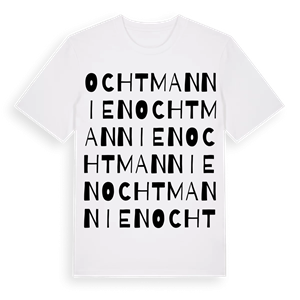 Ochtmannien ordlek t-shirt – ekologisk bomull t-shirt från Pinshirt