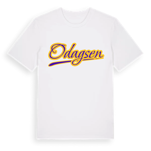 Odagsen baseball t-shirt – ekologisk bomull t-shirt från Pinshirt