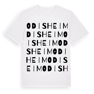 Odisheim ordlek t-shirt – ekologisk bomull t-shirt från Pinshirt