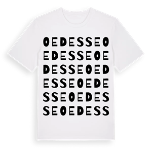 Oedesse ordlek t-shirt – ekologisk bomull t-shirt från Pinshirt
