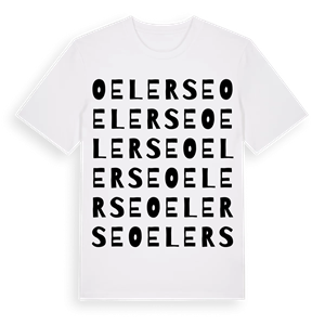 Oelerse ordlek t-shirt – ekologisk bomull t-shirt från Pinshirt