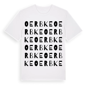 Oerbke ordlek t-shirt – ekologisk bomull t-shirt från Pinshirt