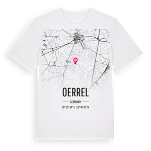 Oerrel karta t-shirt – ekologisk bomull t-shirt från Pinshirt