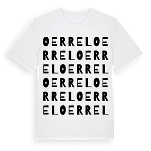 Oerrel ordlek t-shirt – ekologisk bomull t-shirt från Pinshirt