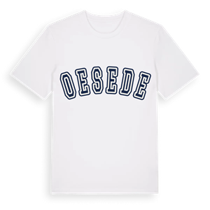 Oesede college t-shirt – ekologisk bomull t-shirt från Pinshirt