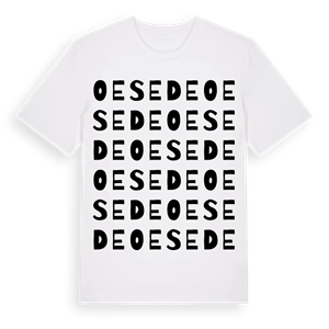 Oesede ordlek t-shirt – ekologisk bomull t-shirt från Pinshirt