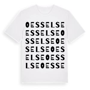 Oesselse ordlek t-shirt – ekologisk bomull t-shirt från Pinshirt