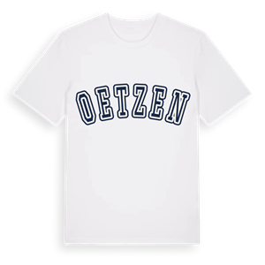 Oetzen college t-shirt – ekologisk bomull t-shirt från Pinshirt