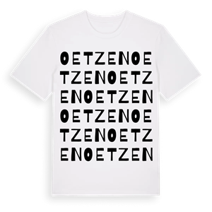 Oetzen ordlek t-shirt – ekologisk bomull t-shirt från Pinshirt