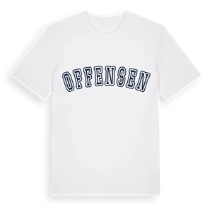 Offensen college t-shirt – ekologisk bomull t-shirt från Pinshirt
