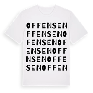 Offensen ordlek t-shirt – ekologisk bomull t-shirt från Pinshirt