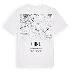 Ohne karta t-shirt – ekologisk bomull t-shirt från Pinshirt