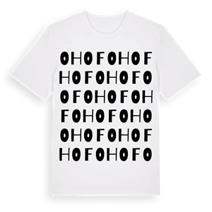 Ohof ordlek t-shirt – ekologisk bomull t-shirt från Pinshirt