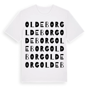 Oldeborg ordlek t-shirt – ekologisk bomull t-shirt från Pinshirt