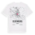 Oldenburg karta t-shirt