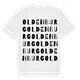 Oldenburg ordlek t-shirt