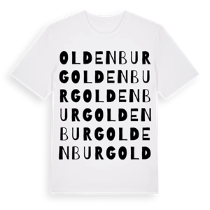 Oldenburg ordlek t-shirt – ekologisk bomull t-shirt från Pinshirt
