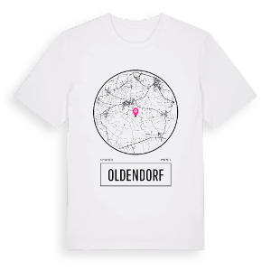 Oldendorf t-shirt – ekologisk bomull t-shirt från Pinshirt