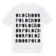 Oldendorp ordlek t-shirt