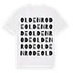 Oldenrode ordlek t-shirt