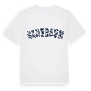 Oldersum college t-shirt – ekologisk bomull t-shirt från Pinshirt