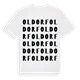 Oldorf ordlek t-shirt