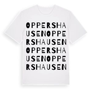 Oppershausen ordlek t-shirt – ekologisk bomull t-shirt från Pinshirt