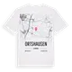 Ortshausen karta t-shirt