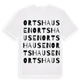 Ortshausen ordlek t-shirt
