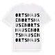 Ortshausen ordlek t-shirt