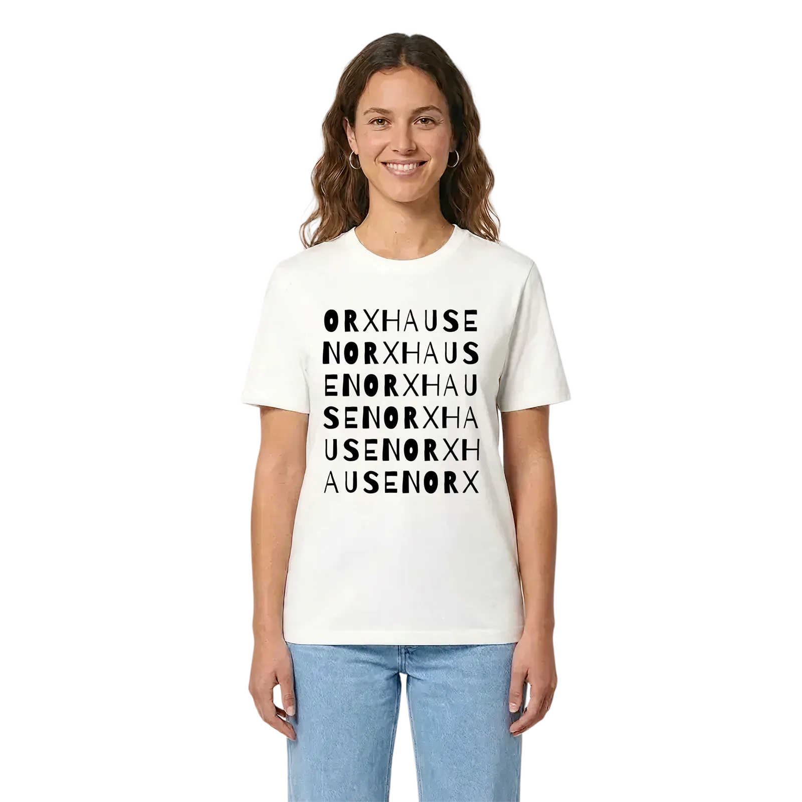 Orxhausen ordlek t-shirt – White, i miljö