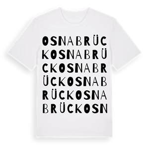 Osnabrück ordlek t-shirt – ekologisk bomull t-shirt från Pinshirt