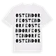 Ostendorfe ordlek t-shirt