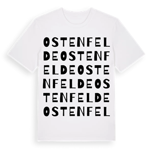 Ostenfelde ordlek t-shirt – ekologisk bomull t-shirt från Pinshirt
