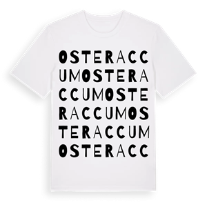 Osteraccum ordlek t-shirt – ekologisk bomull t-shirt från Pinshirt