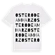 Osterode am Harz ordlek t-shirt