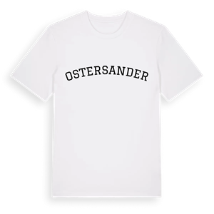 Ostersander böjd t-shirt – ekologisk bomull t-shirt från Pinshirt