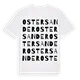 Ostersander ordlek t-shirt