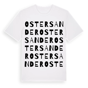 Ostersander ordlek t-shirt – ekologisk bomull t-shirt från Pinshirt