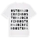 Ostrhauderfehn ordlek t-shirt