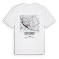 Oststadt karta t-shirt