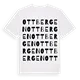 Ottbergen ordlek t-shirt
