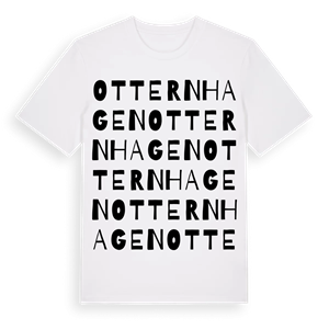 Otternhagen ordlek t-shirt – ekologisk bomull t-shirt från Pinshirt