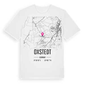 Oxstedt karta t-shirt – ekologisk bomull t-shirt från Pinshirt