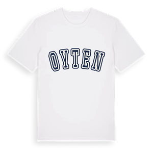 Oyten college t-shirt – ekologisk bomull t-shirt från Pinshirt